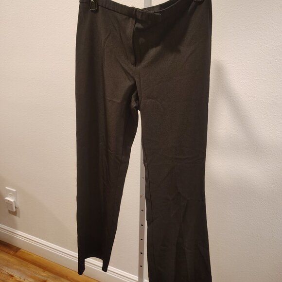 Modern Essentials Black Dress Pants Juniors Size 11 Polyester Spandex - Picture 5 of 11